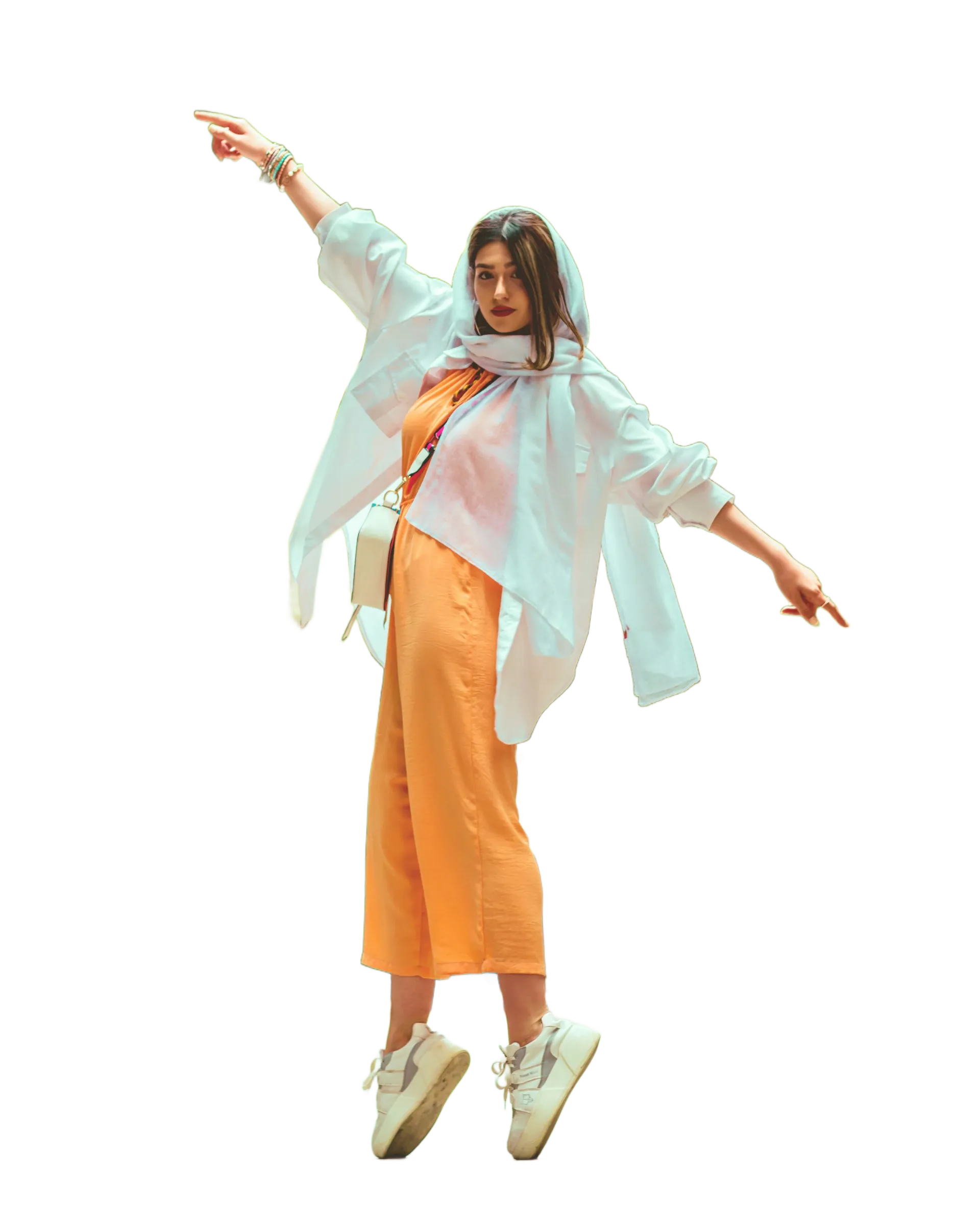 AI background removal before and after - After