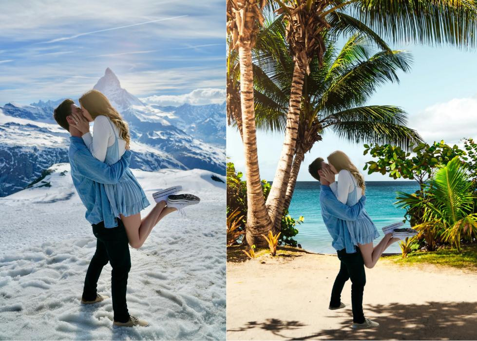 Replace background — change color, image, or canvas size after removing bg